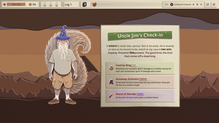 Jim in his wizard hat: a purple flash, then his check-in shatters into sparkling shards over the next chart